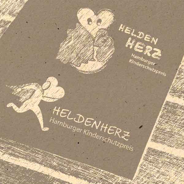 STIFTUNG MITTAGSKINDER: <br>Alternativen für Logo HELDENHERZ